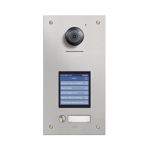 IP Video Outdoor Station with Display Module & RFID Card Reader