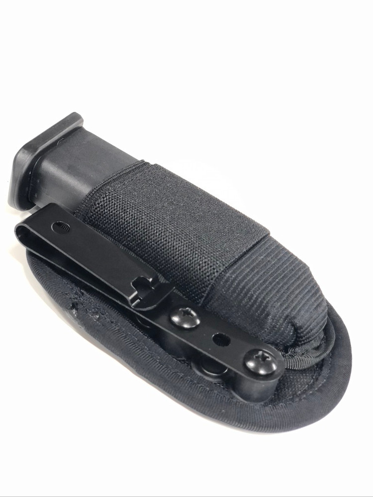 Angled view of Max 2.0 magazine holster highlighting durable soft goods MilSpec construction
