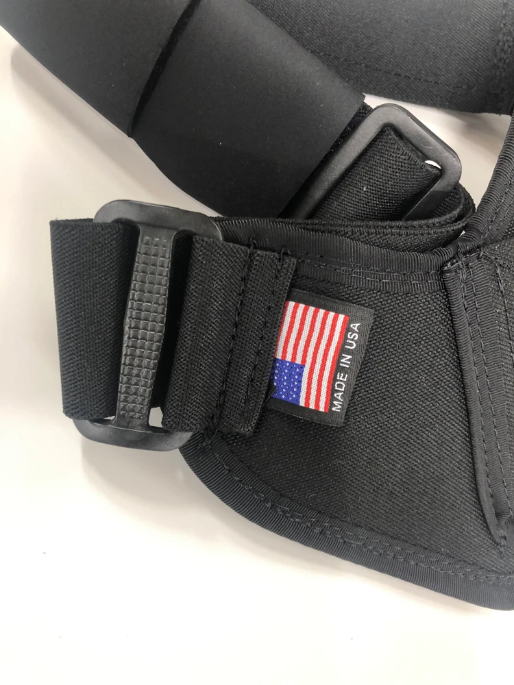 Close up of the triglide attachment point of the ACS waist belt to the holster backer.