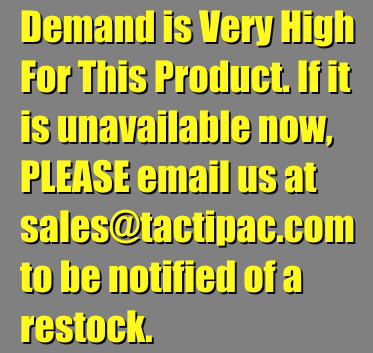 Demand is at an all time high for the ACS holster. If it is showing as currently unavailable now, please email us at sales@tactipac.com to be notified of restocks. 