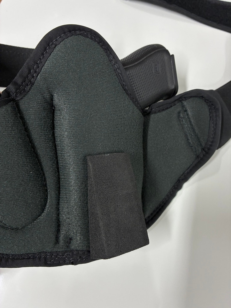 Neoprene Foam Wedge shown attached to ACS Holster back.