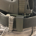 Wearing EDGE CCW belt with appendix carry setup for everyday carry comfort
