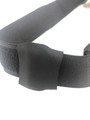 Super close up of Neoprene Comfort Cuff that prevents the triglide belt buckle from contacting your body.