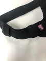 Close up view of the ACS waist belt with a Comfort Cuff installed over the triglide belt buckle. The neoprene Comfort Cuff pulls over the buckle and prevents it from contacting your skin.
