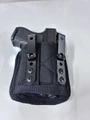 Front angled view of Glock 26 holstered in AFx IWB holster.