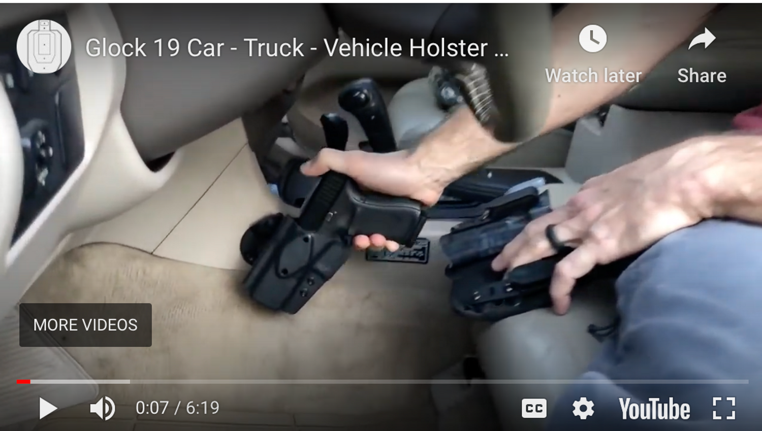 Glock Holster For Car