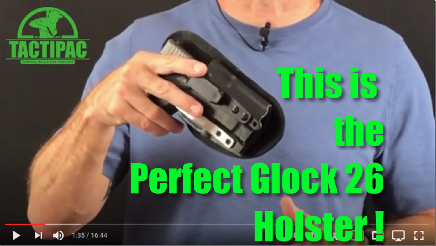 The Perfect Glock 26 and 27 IWB Holster for Concealed Carry