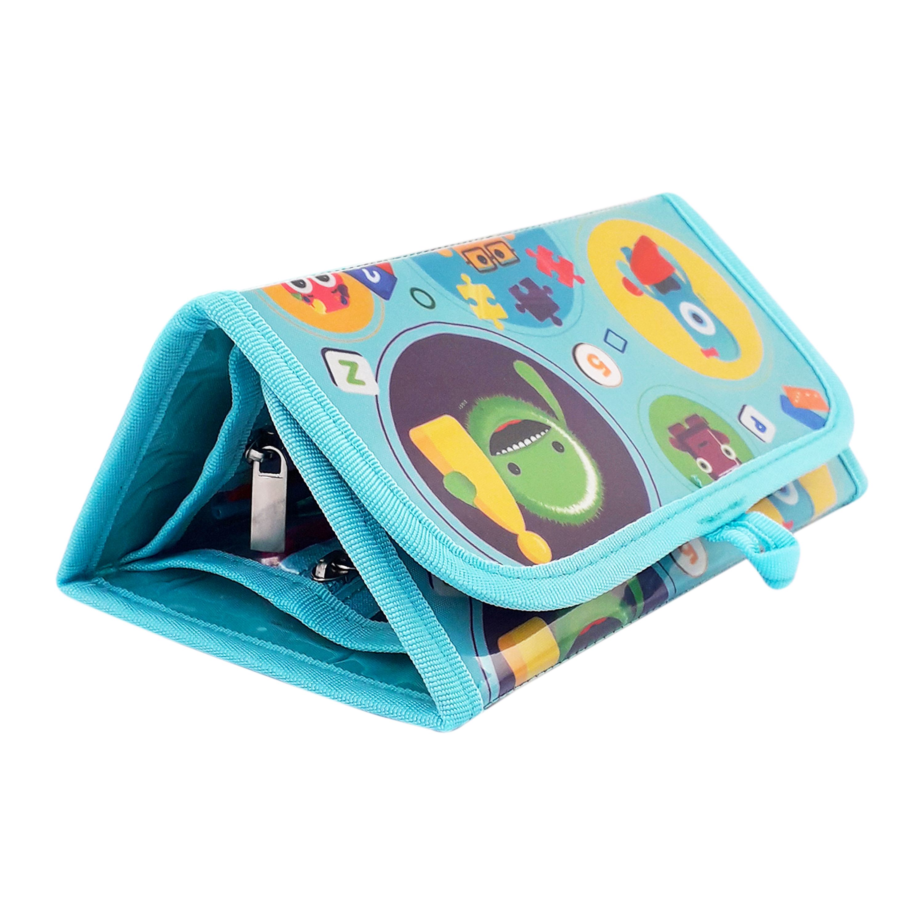 QIZZLE TRIANGULAR PENCIL CASE (ASSORTED)