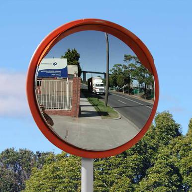 Large Convex Traffic Mirror - Pole Mounted - Kingfisher Direct Ltd