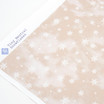 Tiny Neutral Snowflakes Cross Stitch Fabric