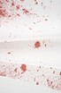 Blood on White Cross Stitch Fabric