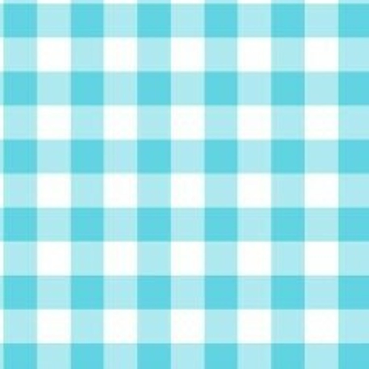 Stitching with the Housewives Aqua 0.75” Gingham Ribbon 5 yard