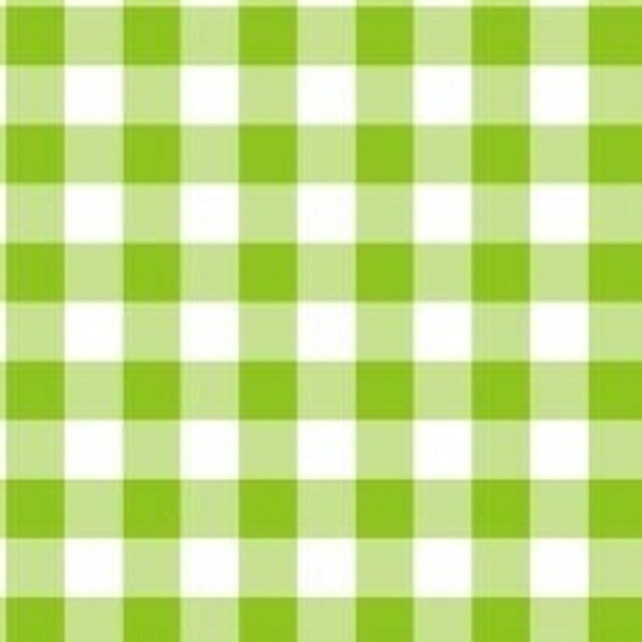 Lime Green Gingham Cross Stitch Fabric