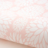 Zinnia in Blush Pink Cross Stitch Fabric