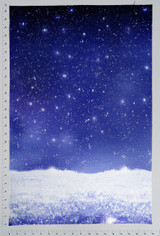 Snow and Sky Cross Stitch Fabric