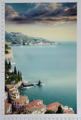Amalfi Coast Cross Stitch Fabric