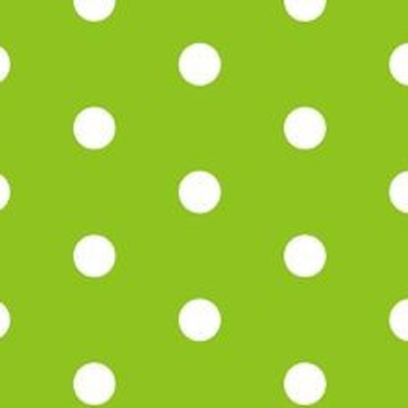 lime Green with Dots