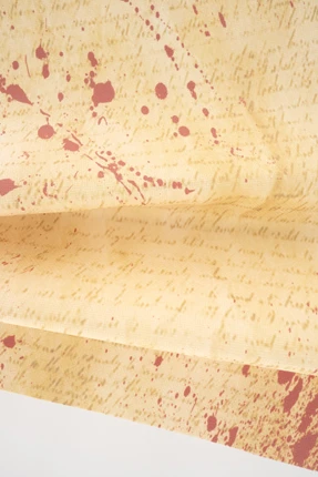 Blood Red Cross Stitch Fabric