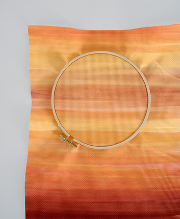 Fall Sunset Cross Stitch Fabric