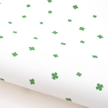 Shamrocks Galore Cross Stitch Fabric Shamrocks Galore Cross Stitch Fabric
