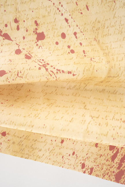 Blood Red Cross Stitch Fabric