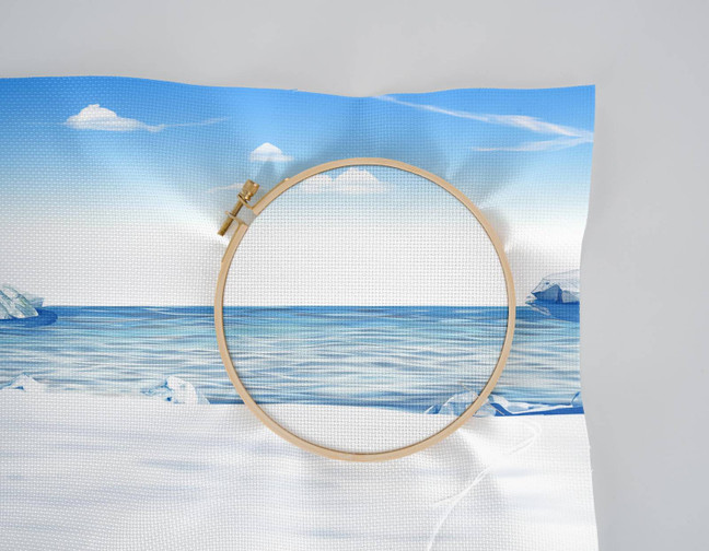 Antarctic Summer Cross Stitch Fabric