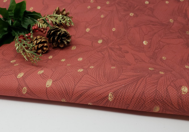 Red & Gold Christmas Floral