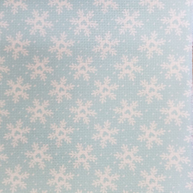 Funky Snowflakes - Patterned Cross Stitch Fabric - Fabric Flair