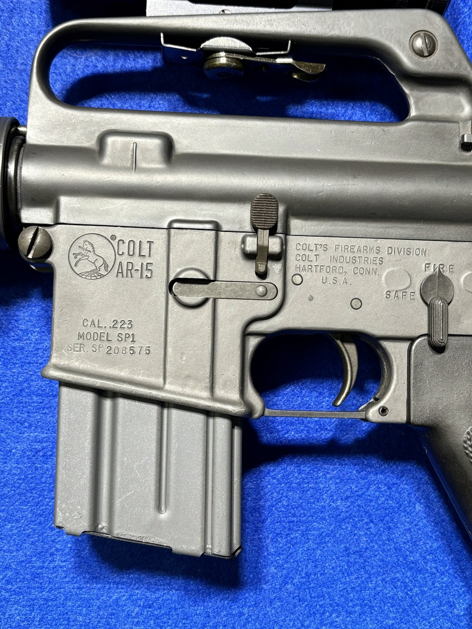 Very Good 1984 Colt AR-15 with Factory 4x20 Colt Scope