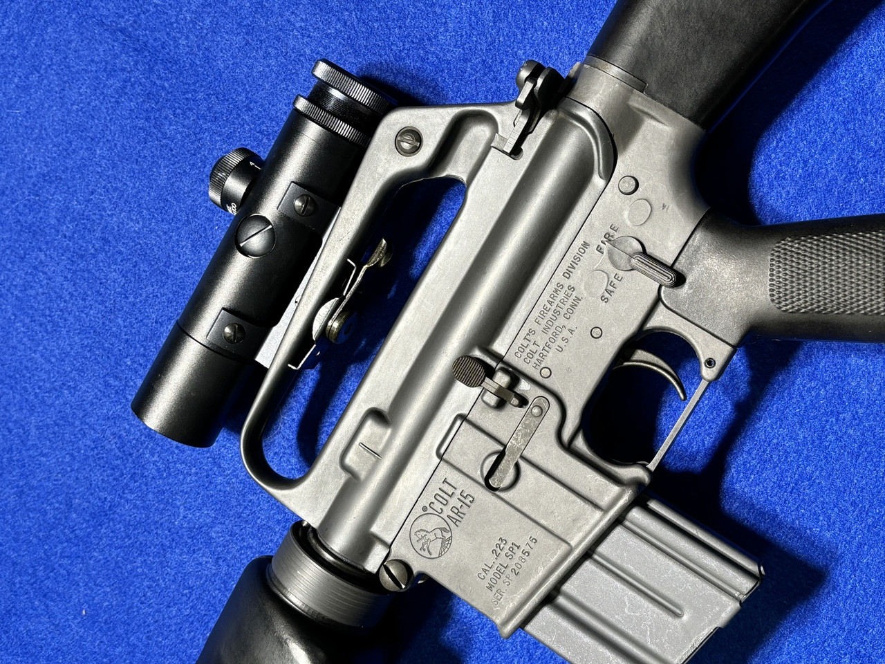 Very Good 1984 Colt AR-15 with Factory 4x20 Colt Scope