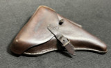 Very Good 1941 Brown Leather P.08. Luger Holster- gjh 41