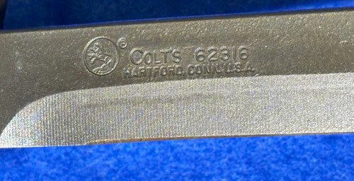 Excellent Colt Marked M7 Bayonet with M8A1 Scabbard for M16/SP1