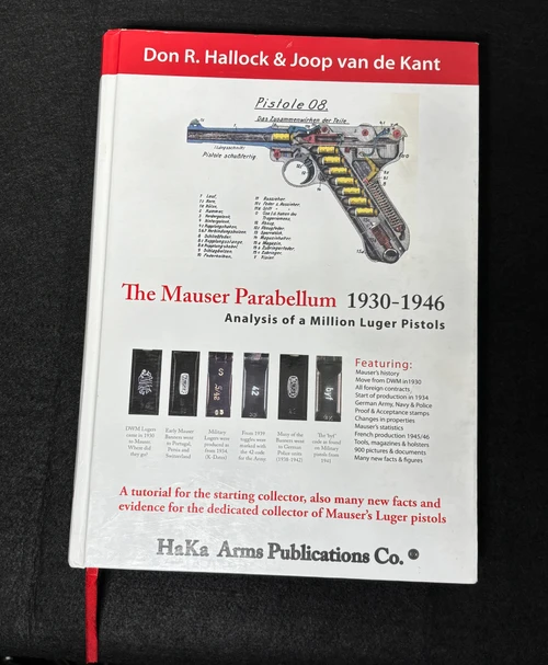 Very Good “The Mauser Parabellum” signed by Lindsay, Hallock, van de Kant, Book Number 140