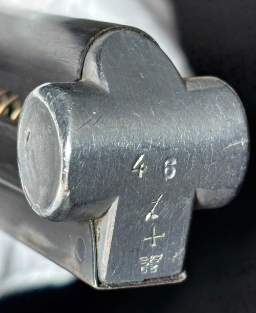 Beautiful and Excellent 1937 S/42 Mauser Luger Magazine 46 “t” +