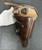 Very Good 1939 A. Fischer Guttstadt Berlin Germany Made P.08 Military Luger Holster - Chocolate Brown