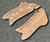 Very Good Original WWII Brown Bakelite Luger Grips that fit MAUSER P.08
