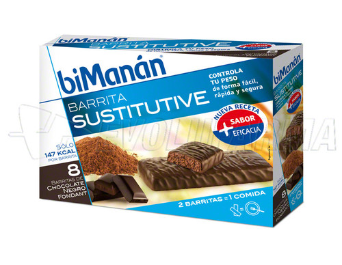 Bimanán barritas de chocolate fondant, 8 barritas