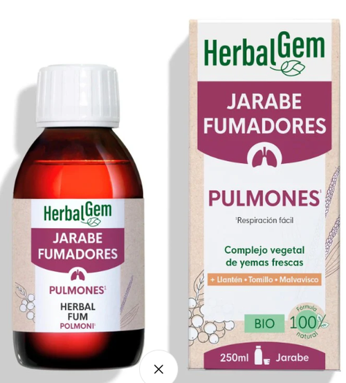 PRANAROM HERBALGEM JARABE DE LOS FUMADORES 250 ML