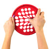 CanDo Extension/Flexion Web, Small, Light, 7 inches - Red.