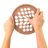 CanDo Hand Exercise Web, XX-Light, 7 inch Diameter, Latex-Free - Tan.