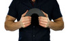 CanDo Twist-N-Bend Bar, 12 inches, X-Heavy - Black.