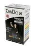 CanDo Latex Free Pre-cut 5 foot Exercise Bands, X-Heavy, Black - 30/BX.
