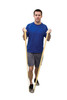 Val-u-Band Resistance Bands, 50-YRD Dispenser Roll, Latex-Free, Level 1/7 - Peach.