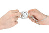 Baseline Pinch Gauge with Case, Mechanical, Silver - 10 lbs Capacity.