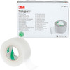 3M Transpore 1 inch Hypoallergenic Clear Surgical Plastic Tape - 12/BX.