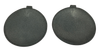 Procarbon IFC Electrodes, BLACK. 3" Round (75mm) - 2/PK.