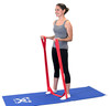 CanDo Multi-Grip Exerciser, 6 Foot Exerciser, Light - Red.