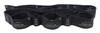 CanDo Multi-Grip Exerciser, 6 Foot Exerciser, X-Heavy - Black.
