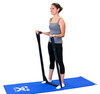 CanDo Multi-Grip Exerciser, 6 Foot Exerciser, X-Heavy - Black.