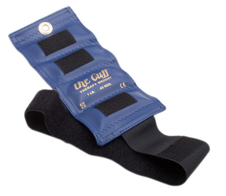 The Cuff Original Ankle and Wrist Weight, Blue - 1 lbs.